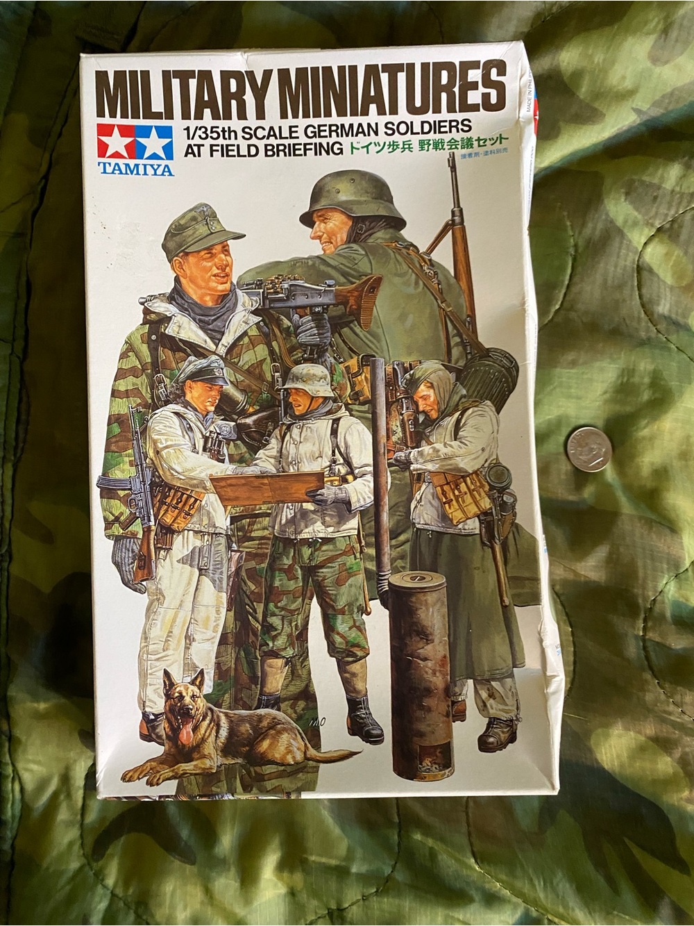 Tamiya 1/35 Scale German Soldiers At Field Briefing Model Kit New Open Box